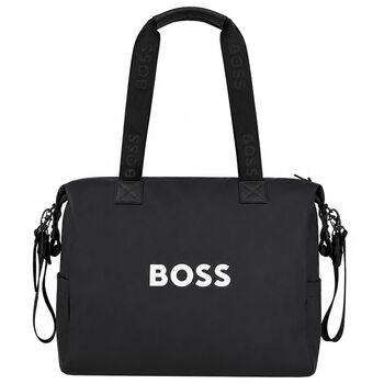 Black Logo Baby Changing Bag