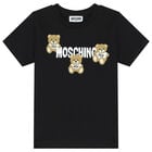 تيشيرت بشعار تيدي باللون الأسود, 2, hi-res