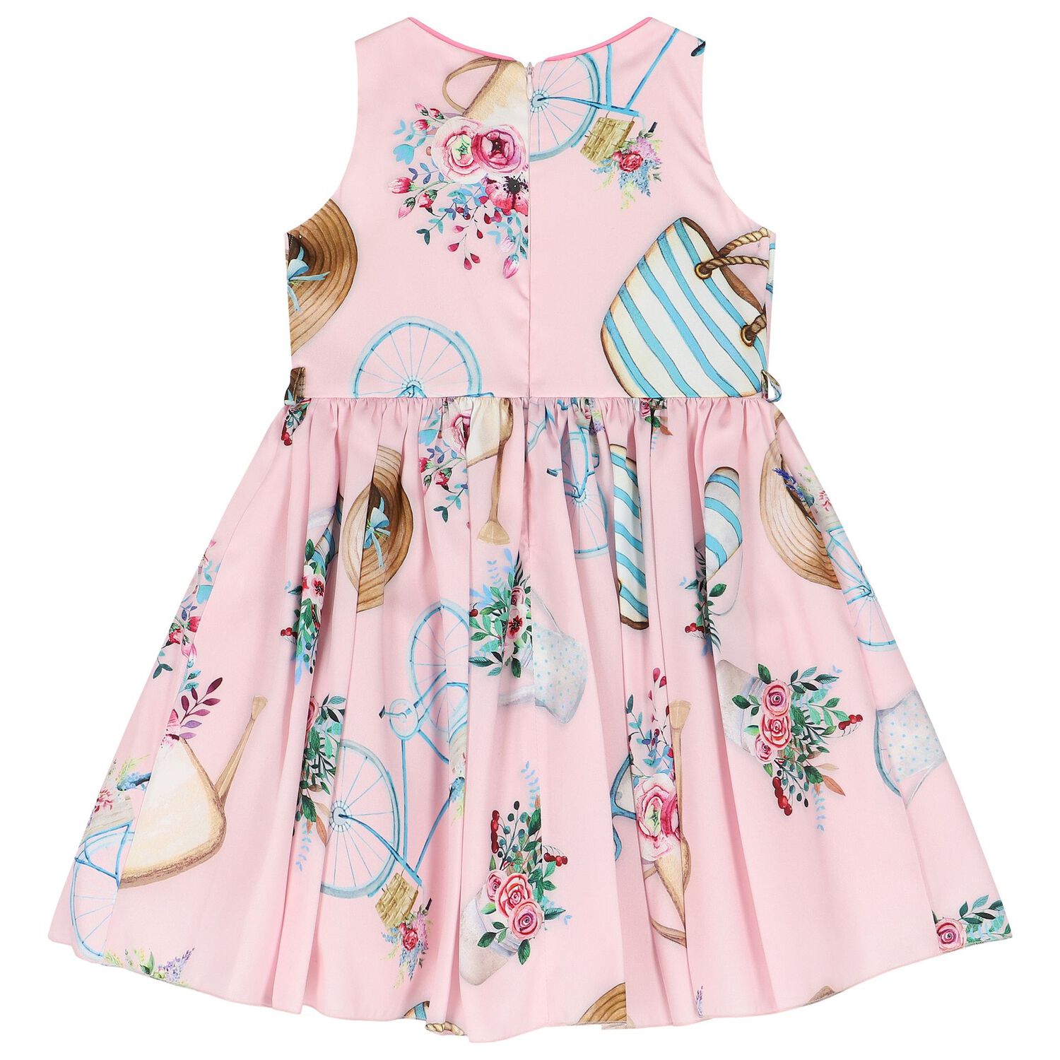 Girls Pink Dress, 1, hi-res