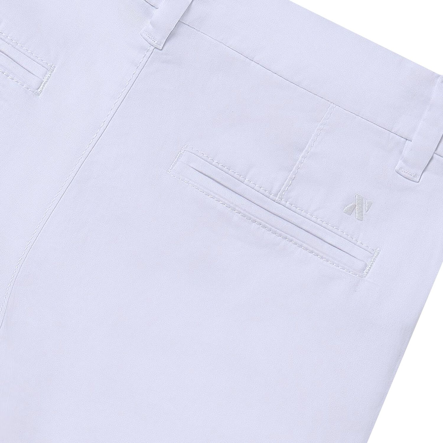 Boys White Chino Shorts, 3, hi-res image number null