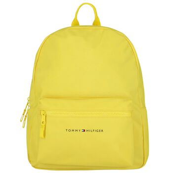 حقيبة ظهر بالشعار باللون الأصفر
