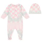 Baby Girls Pink Logo Babygrow Gift set, 2, hi-res