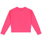 Girls Pink Choupette Logo Sweatshirt, 1, hi-res