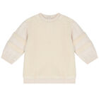 طقم فستان بنات شيربا مع حقيبة باللون العاجى, 1, hi-res