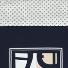 Baby Boys Navy Blue Logo Baby Blanket , 1, hi-res