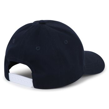 Boys Navy Blue Logo Cap