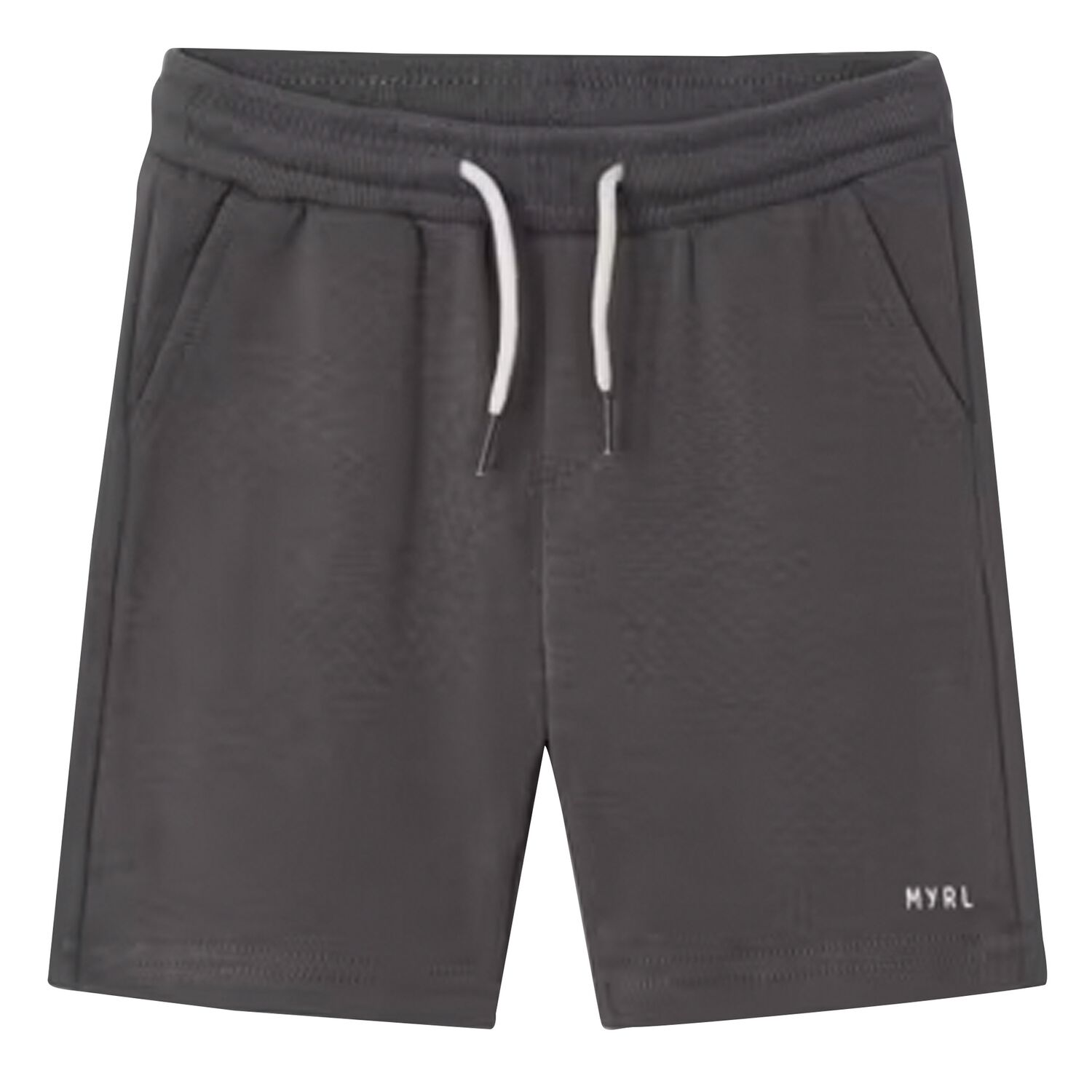 Boys Dark Grey Logo Shorts, 4, hi-res