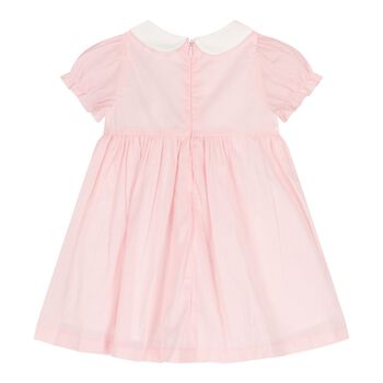 Baby Girls Pink Smocked Dress
