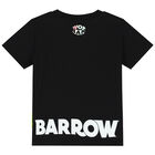 تيشيرت بالشعار باللون الأسود للأولاد, 3, hi-res