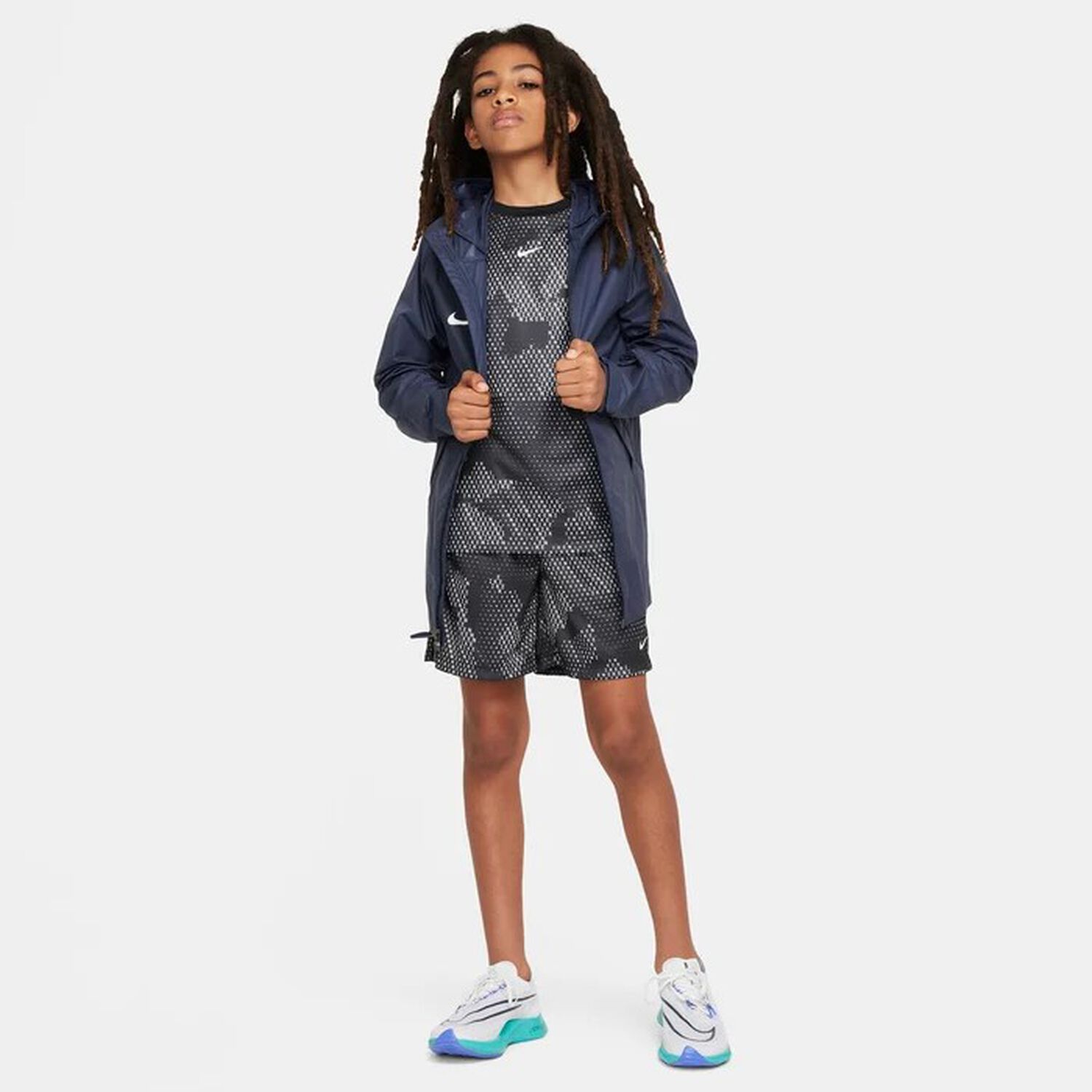Black Logo Dri-Fit Shorts, 1, hi-res image number null