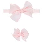 Girls Pink Bow Headband set , 3, hi-res