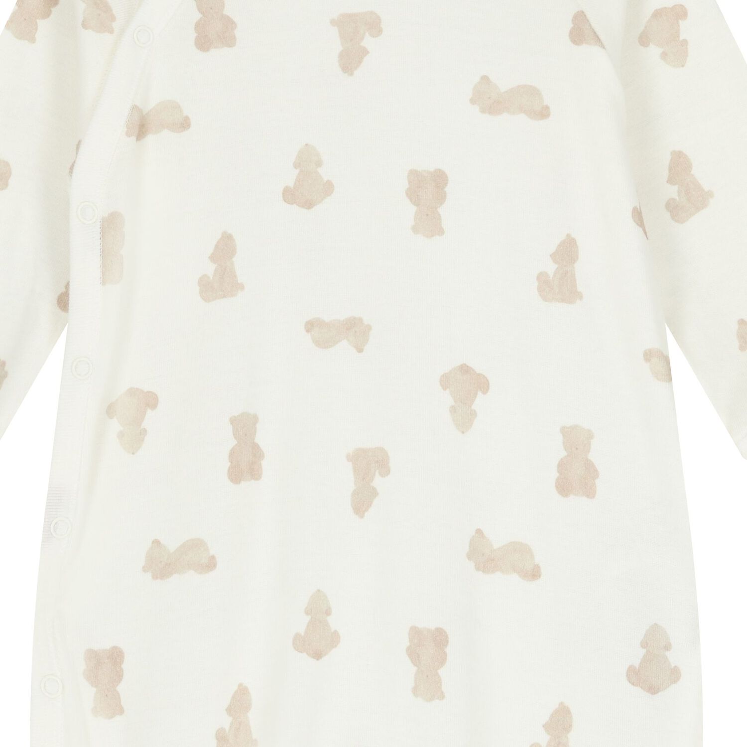 طقم هدايا افرول بطبعه تيدى بير باللون العاجى , 1, hi-res