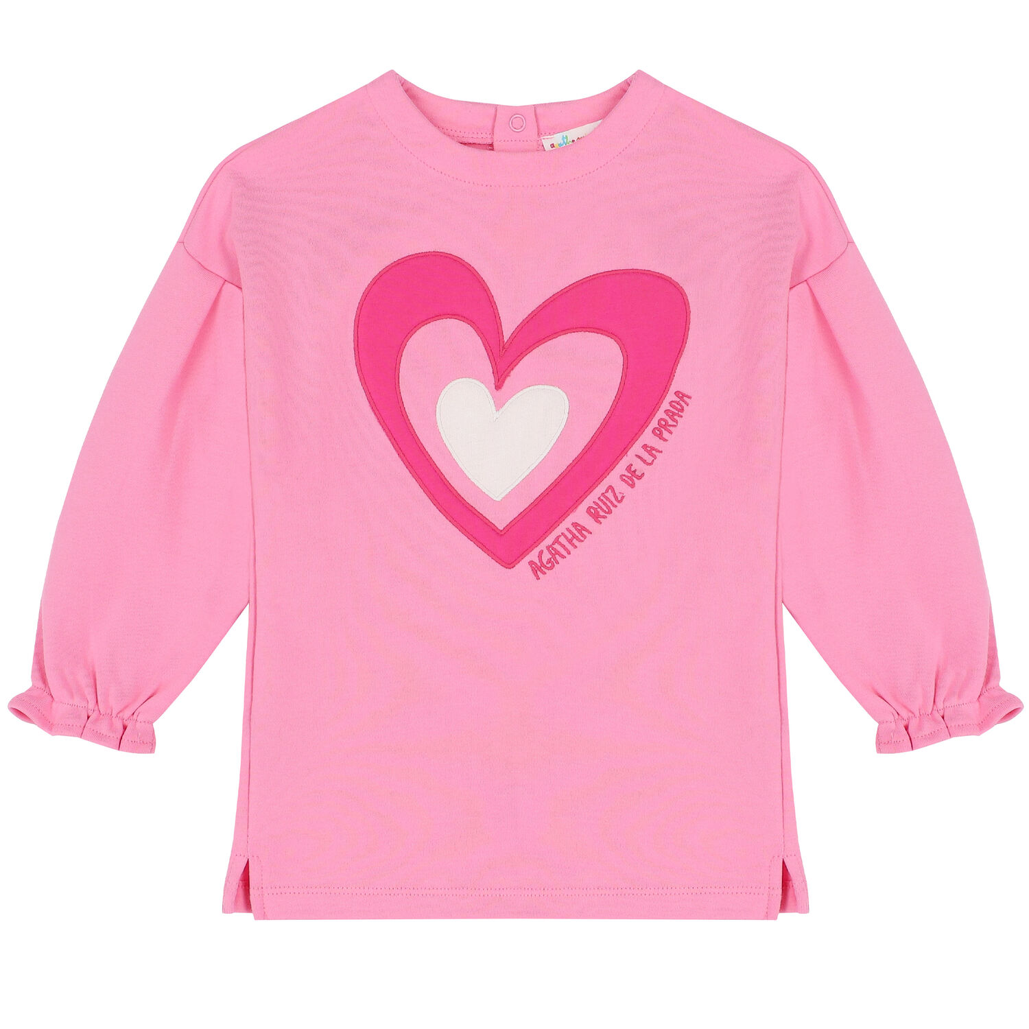 طقم توب و ليغنز بطبعة القلوب باللون الازرق و الوردي , 1, hi-res