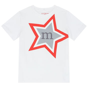 Boys White Logo T-Shirt