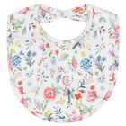 طقم بنات أفرول بطبعة باللون الأبيض, 1, hi-res