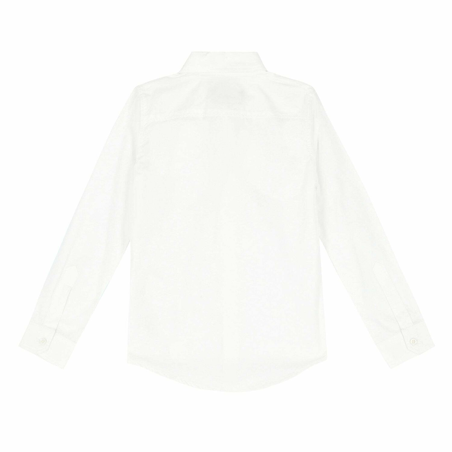 Boys White Logo Shirt, 1, hi-res image number null