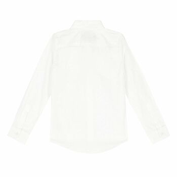 Boys White Logo Shirt