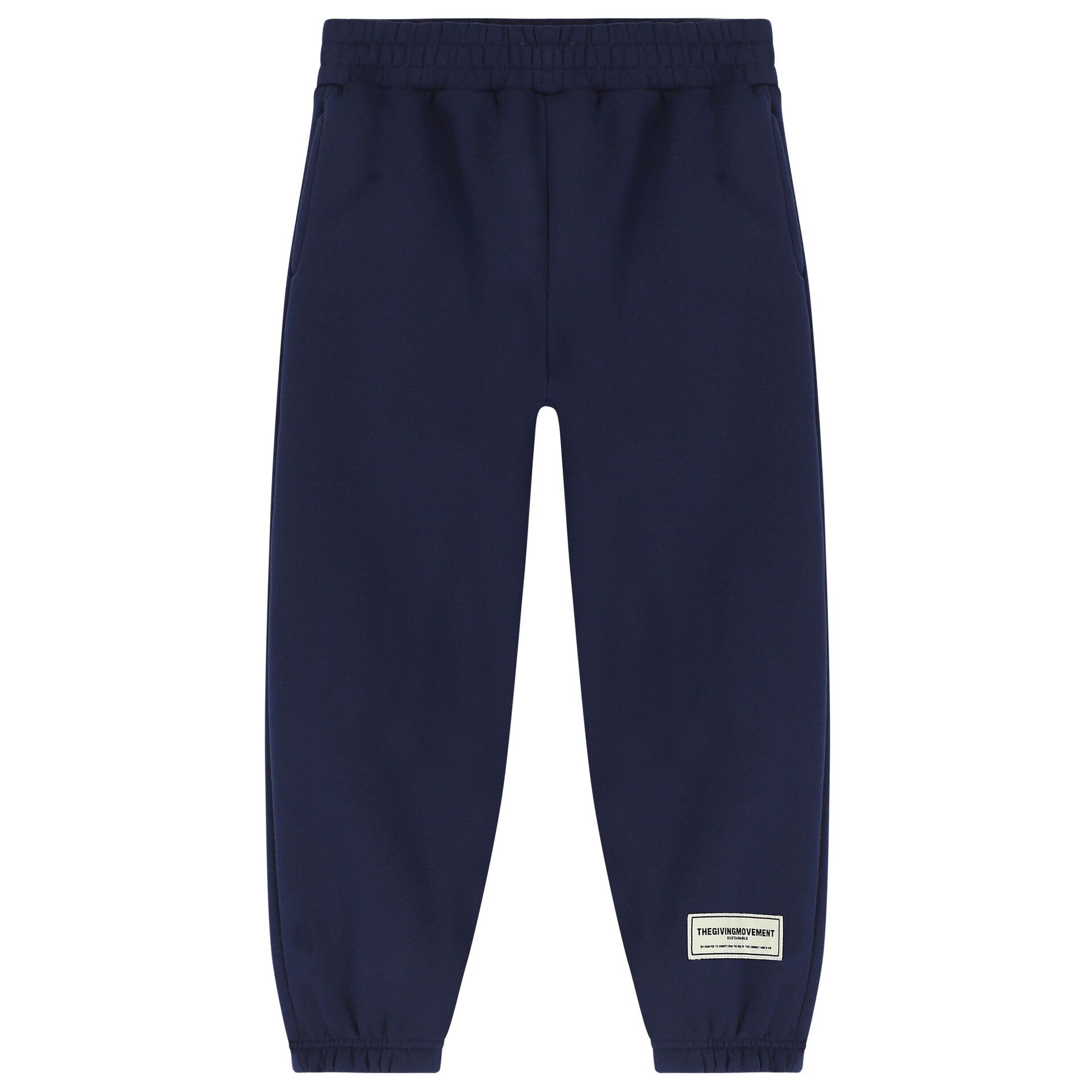 The Giving Movement Navy Blue Logo Joggers Junior Couture UAE