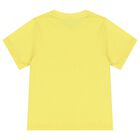 Younger Boys Yellow Logo T-Shirt, 1, hi-res