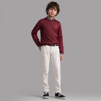 Boys White Denim Jeans