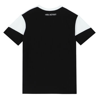 Boys White, Black & Red Thunderbolt T-Shirt