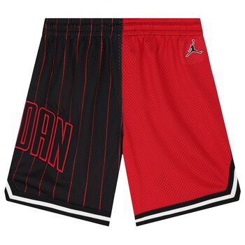Boys Red & Black Jordan Logo Shorts