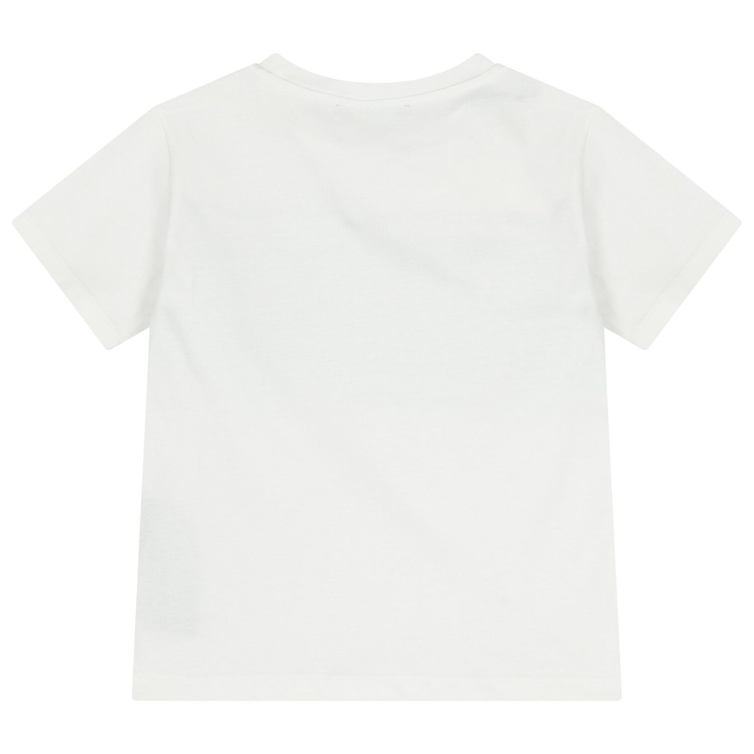 Boys White & Blue Logo T-Shirt, 1, hi-res