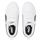 White & Black Rickie Velcro Trainers, 1, hi-res