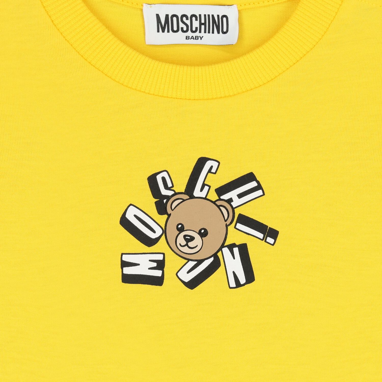 Younger Yellow Teddy Bear Logo T-Shirt, 5, hi-res