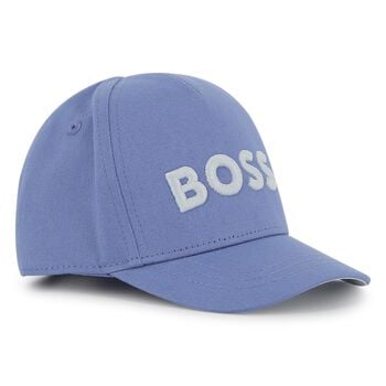 Baby Boys Blue Logo Cap