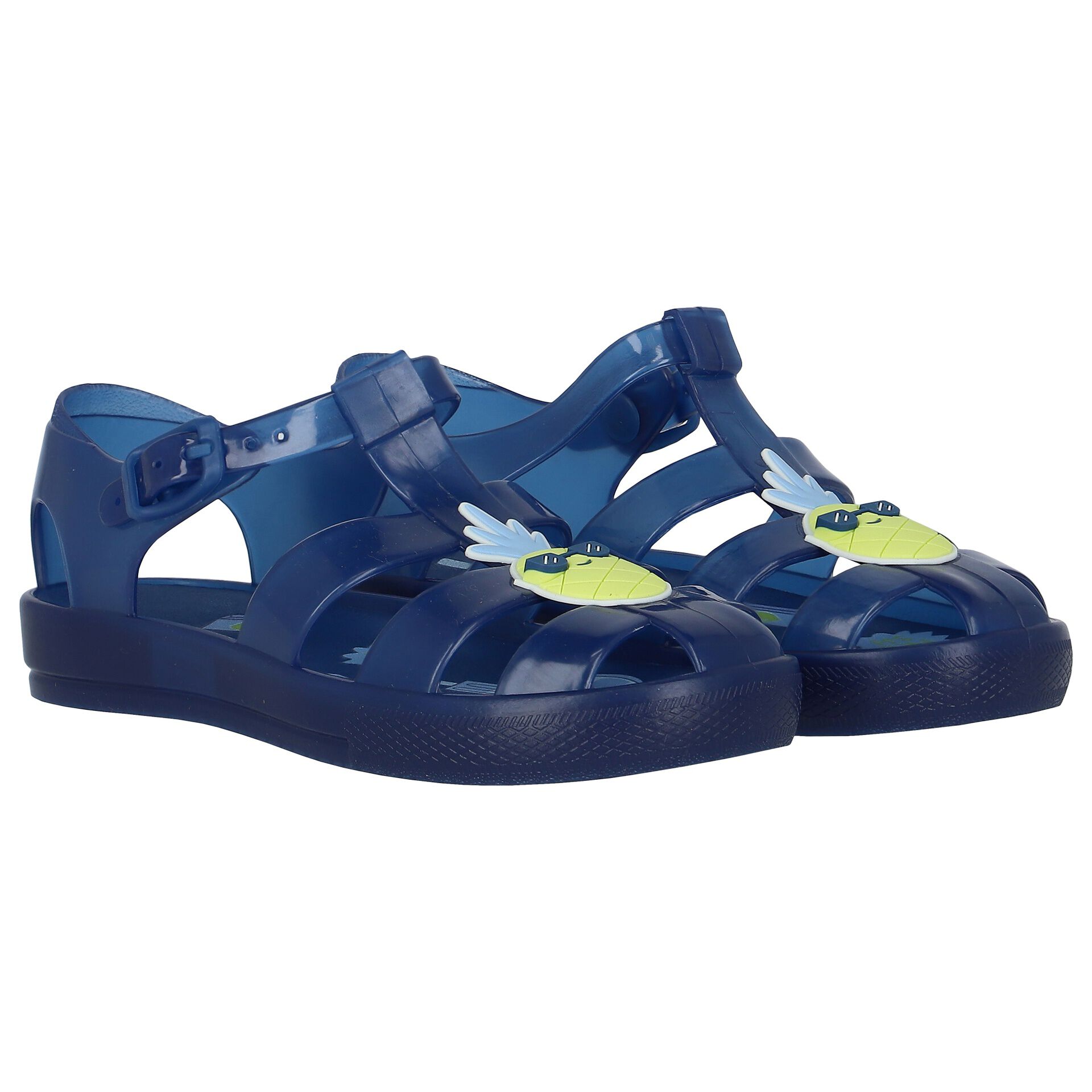 Navy jelly shoes hotsell