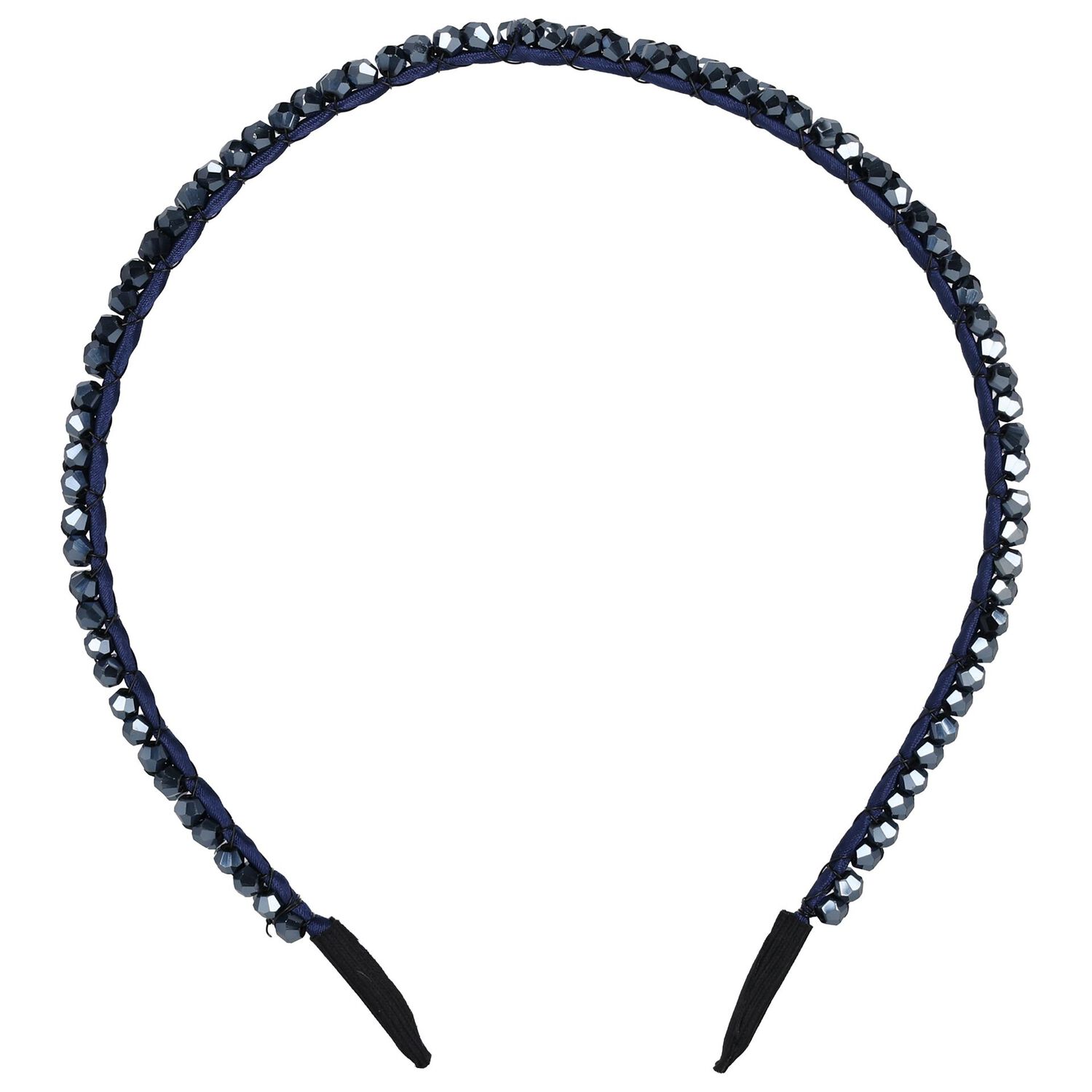Girls Blue Diamante Headband, 4, hi-res image number null