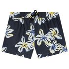 Boys Dark Grey Swim Shorts, 1, hi-res