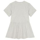 Girls Grey Tiger Logo Dress, 1, hi-res