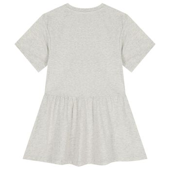Girls Grey Tiger Logo Dress
