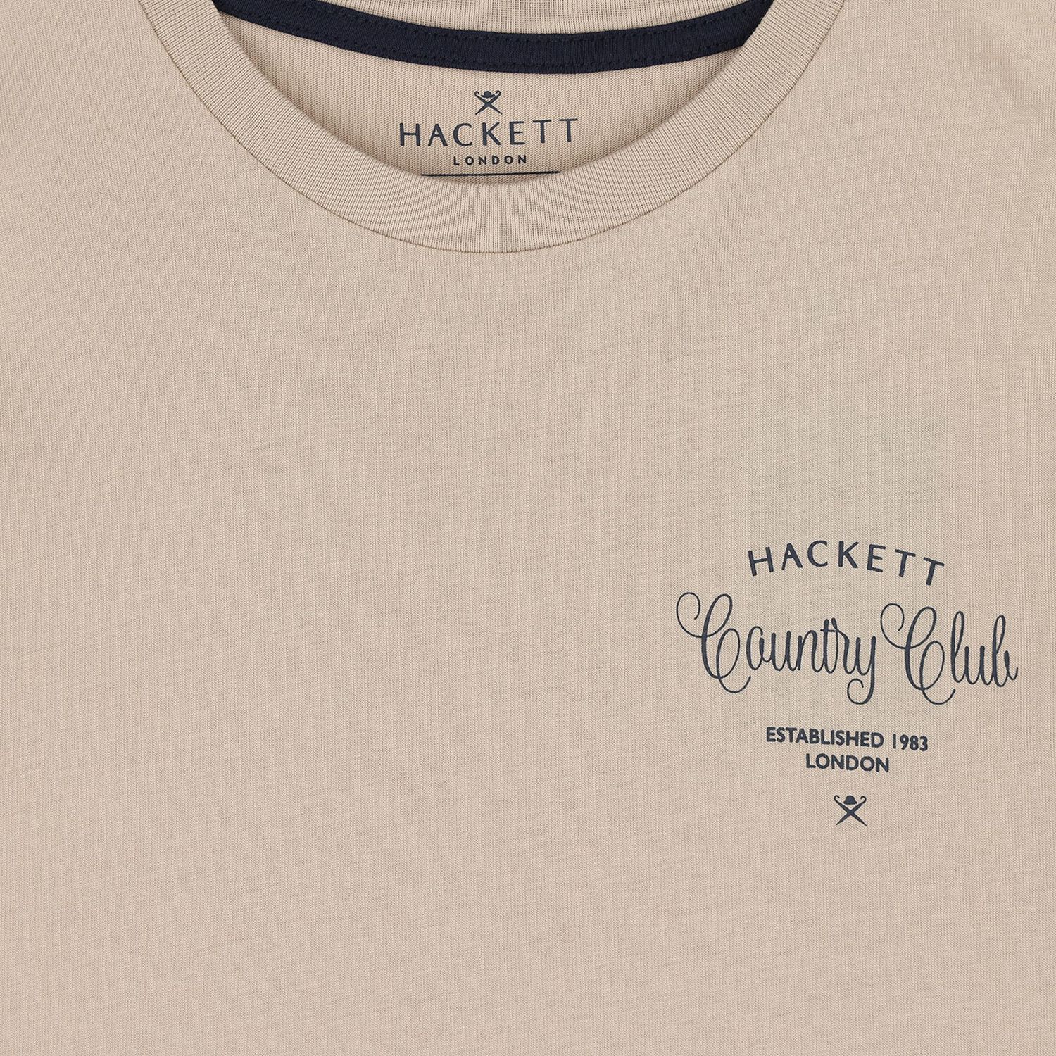 Boys Beige Logo T-Shirt, 2, hi-res