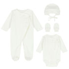 Baby Girl 4 Piece Set, 1, hi-res