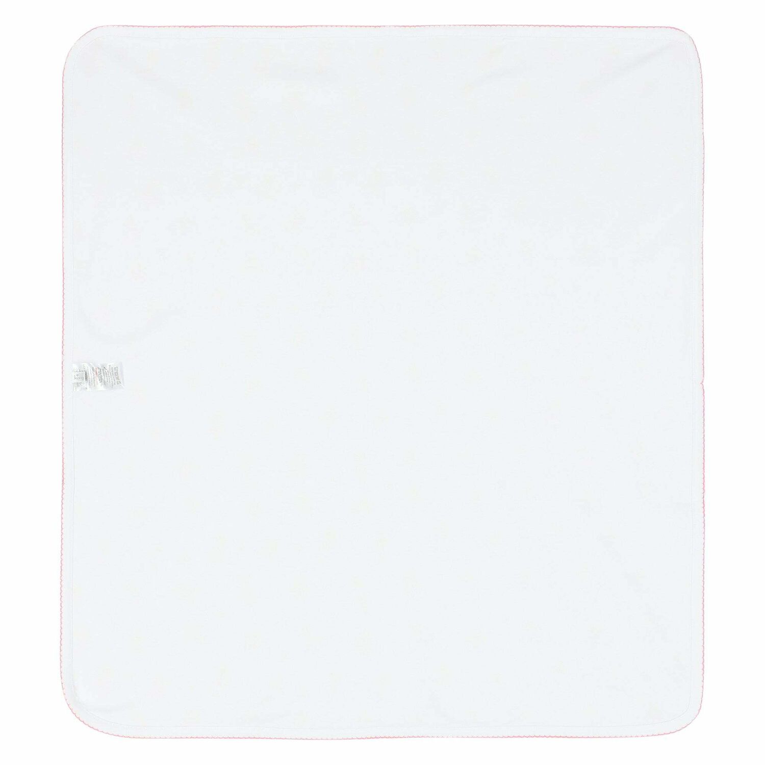 بطانية بطبعة باليرينا باللون الابيض والوردى للبنات, 1, hi-res