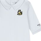 Beige & Blue Tiger Babygrows ( 2 Pack ) , 2, hi-res