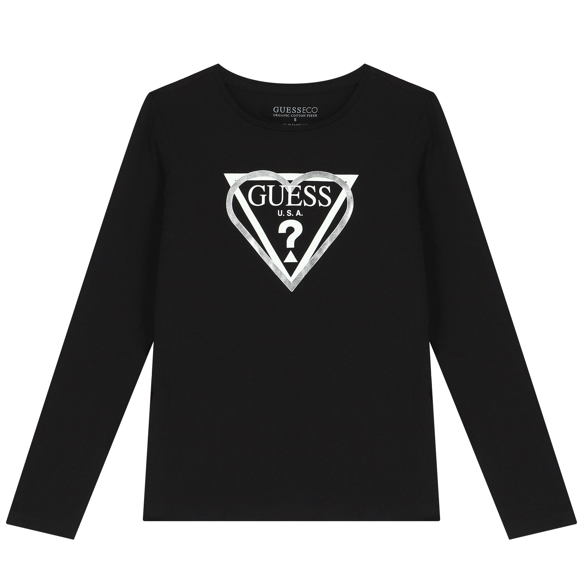 Guess black long sleeve shirt sales