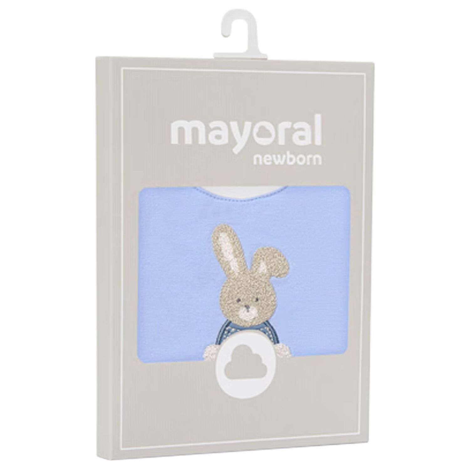 Baby Boys Ivory & Blue Bibs ( 2 Pack ), 1, hi-res image number null