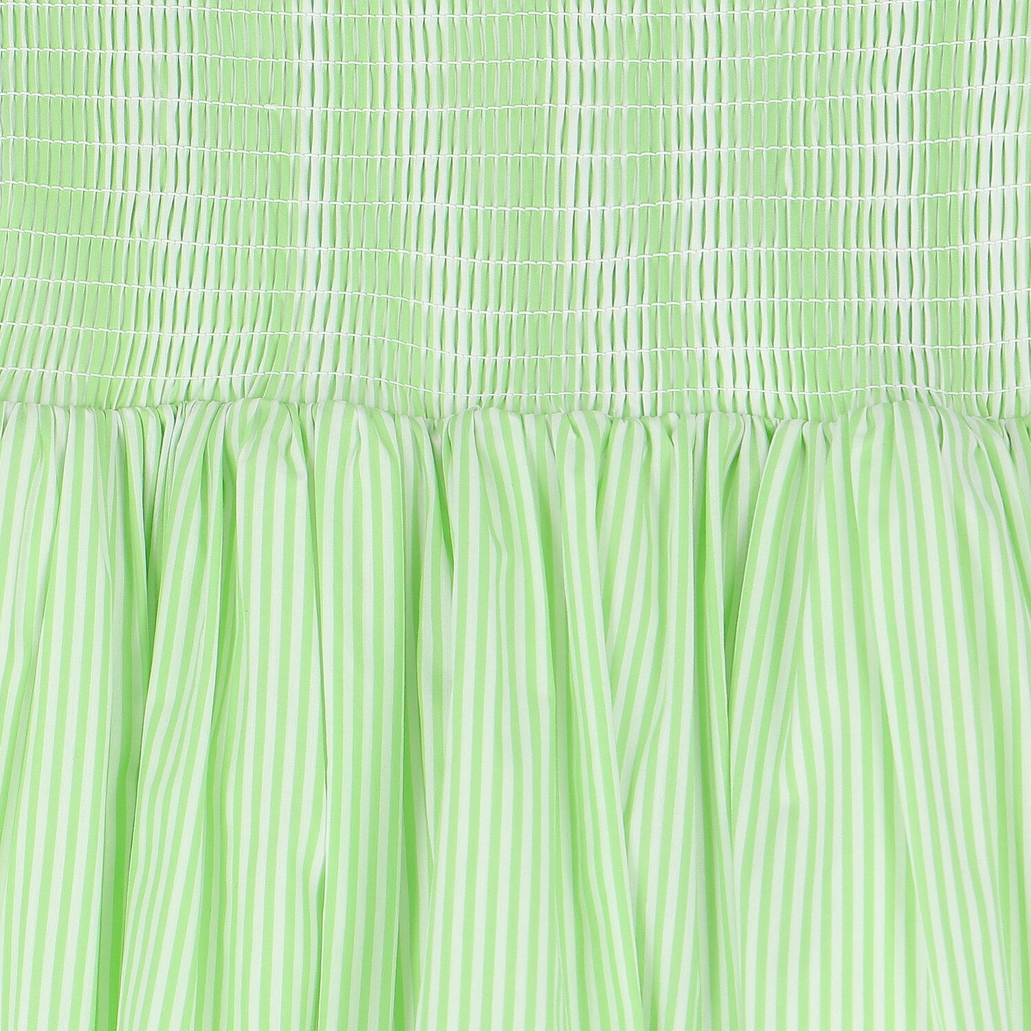 Girls Green & White Striped Skirt, 1, hi-res image number null