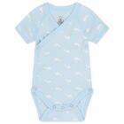 Baby Boys Blue & Ivory Whale Bodysuit ( 3-Pack ), 1, hi-res