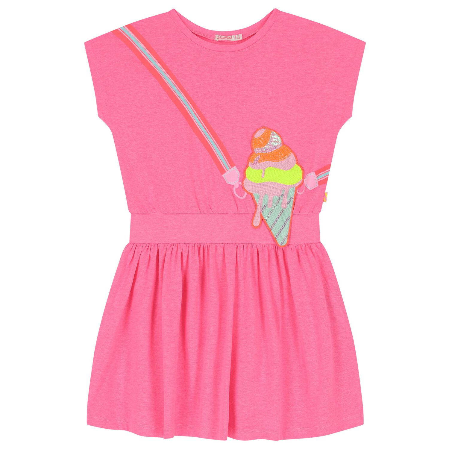 Girls Pink Ice Cream Dress, 1, hi-res image number null