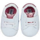 حذاء بنات ما قبل المشي باللون الأبيض, 1, hi-res