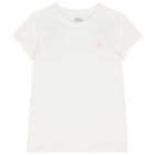 Girls Navy, Pink & White Logo T-Shirts ( 3-Pack ), 1, hi-res