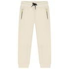 Boys Beige Logo Joggers, 1, hi-res