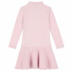 فستان بولو بالشعار باللون الوردى, 2, hi-res