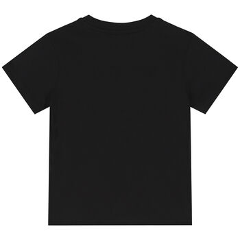 Boys Black Logo T-Shirt