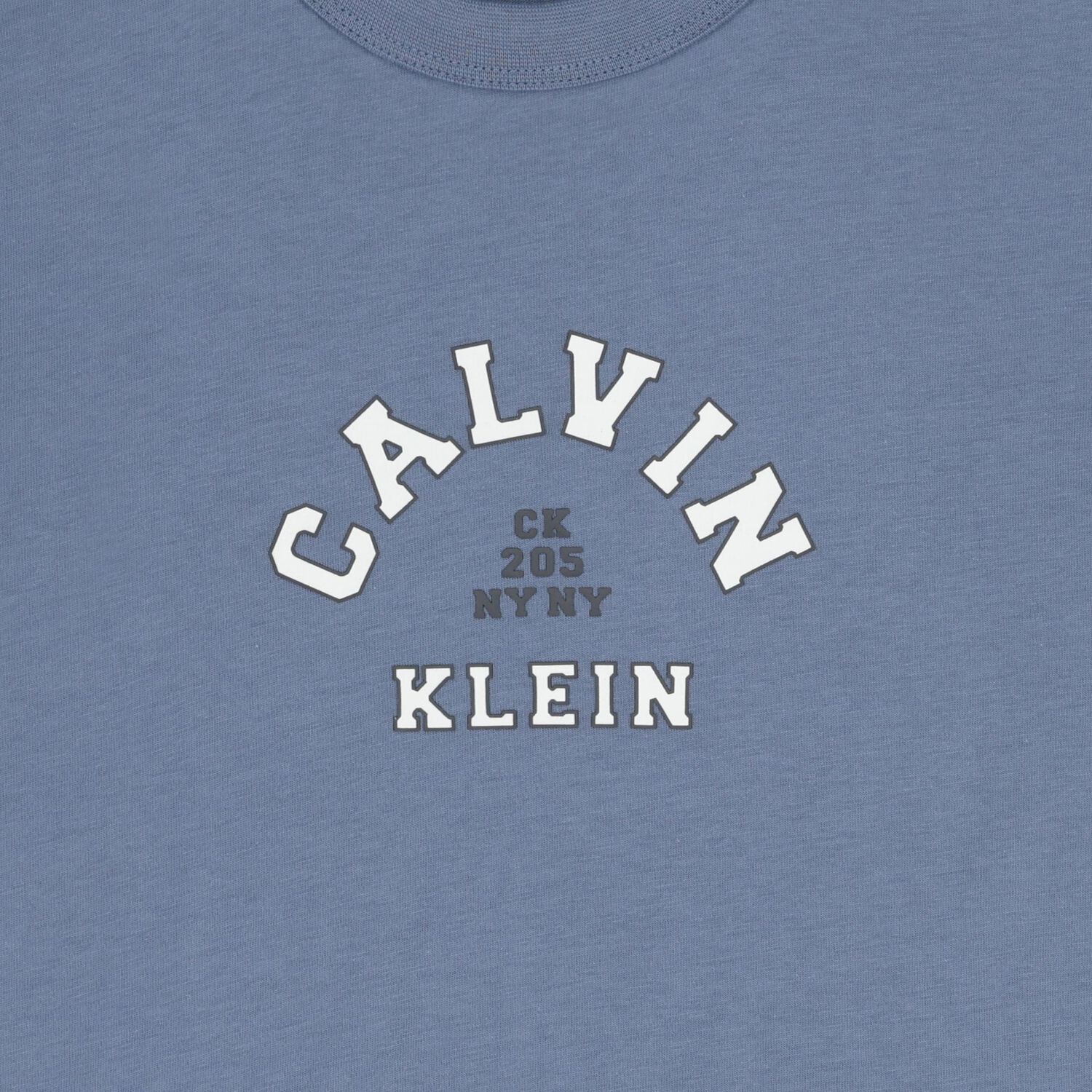 تيشيرت اولاد بالشعار باللون الازرق , 2, hi-res